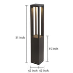 Waterproof Outdoor Post Lights Pole Lamp Garden Lights Patio Lights Landscape Lighting