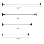 Rotatable Intelligent Dimming COB Modern LED Strip Lights Linear Light