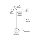 Versa Glide G411 Floor Lamp 10.5″