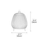 Lantern Knit Table Lamp