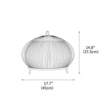 Lantern Knit Table Lamp