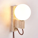 Large Ball Plug Wall Light 2.4"