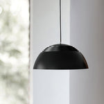 Large Bowl Wave Pendant Lamp 13.8"