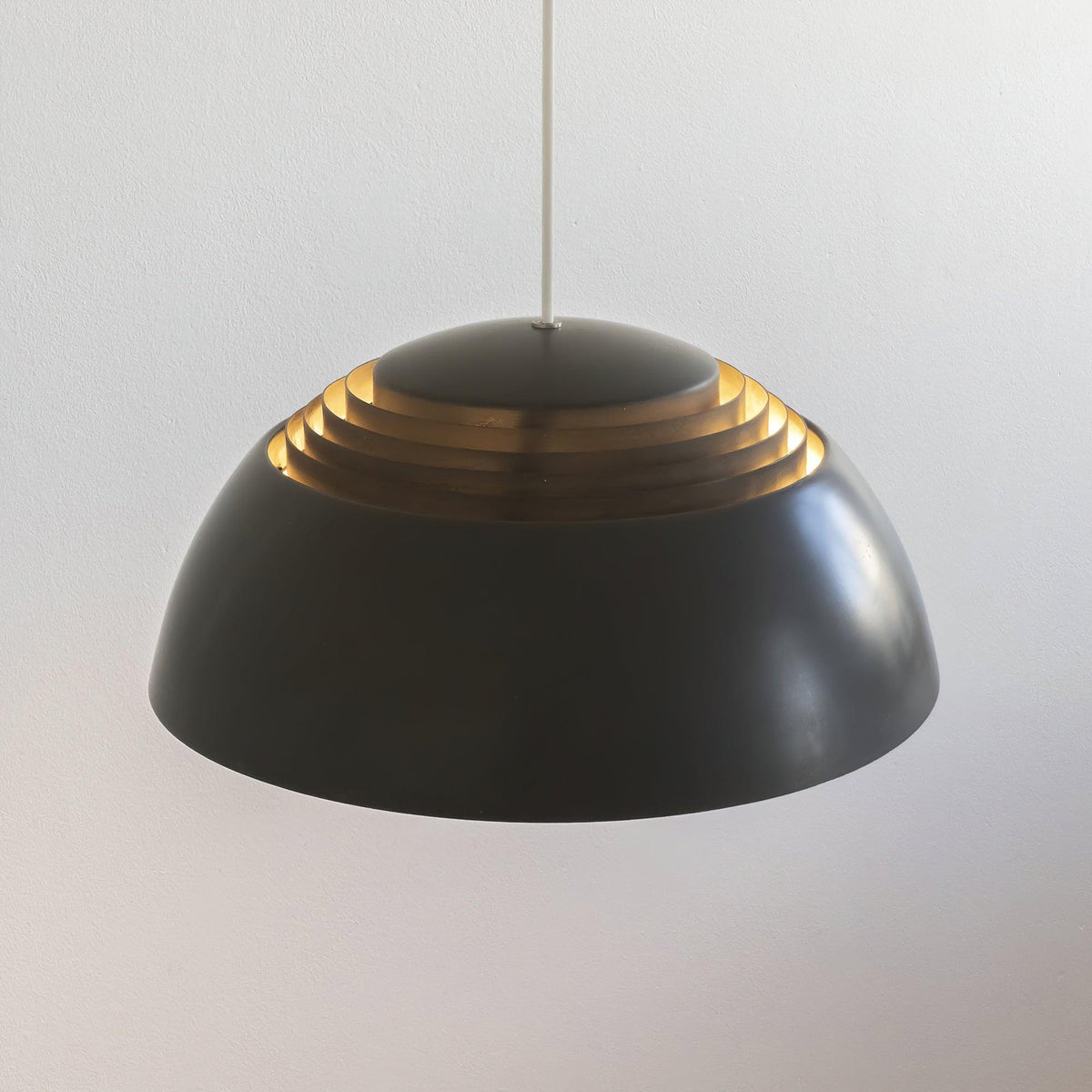 Large Bowl Wave Pendant Lamp 13.8"