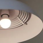 Large Bowl Wave Pendant Lamp 13.8"