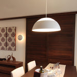 Large Bowl Wave Pendant Lamp 13.8"