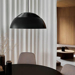 Large Bowl Wave Pendant Lamp 13.8"