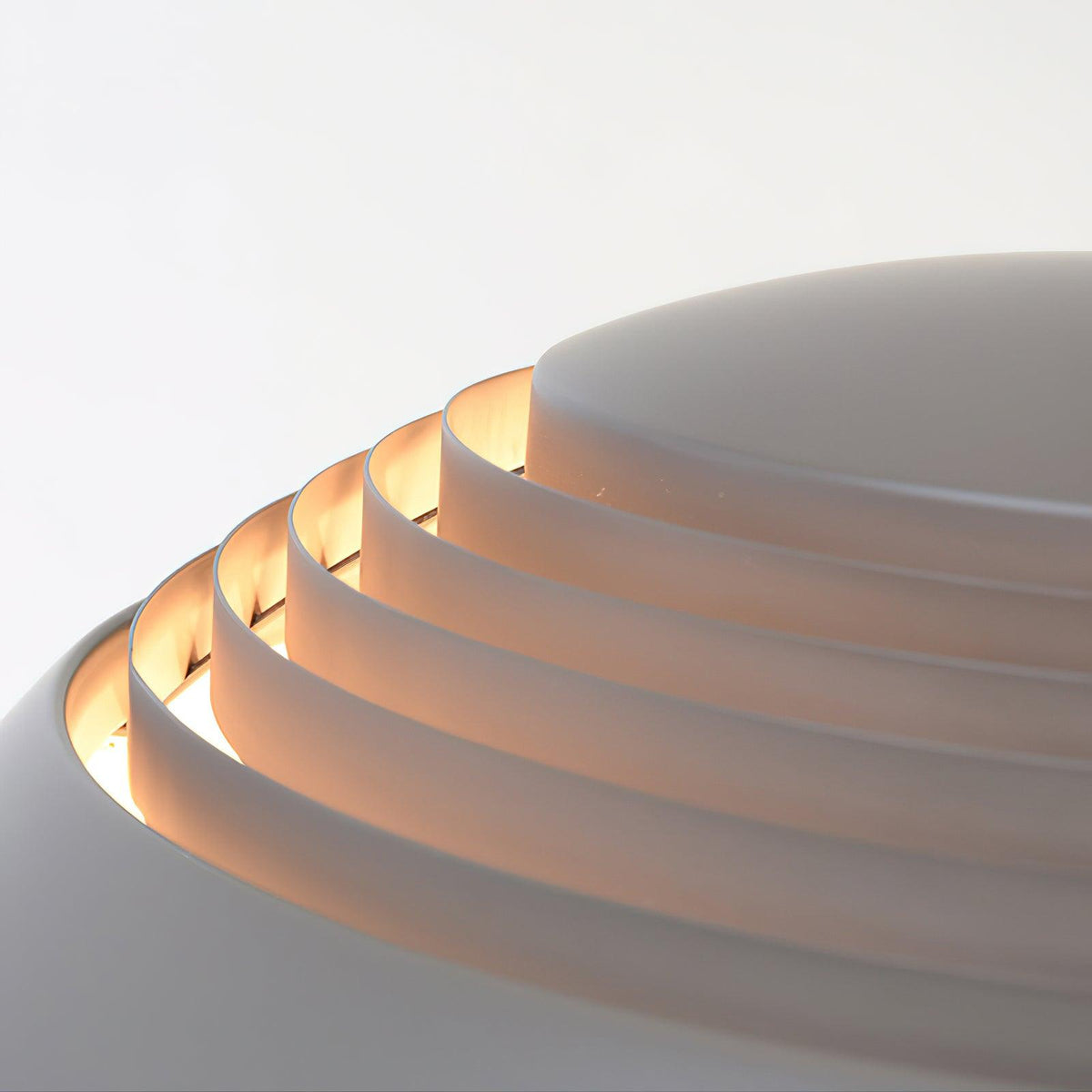 Large Bowl Wave Pendant Lamp 13.8"