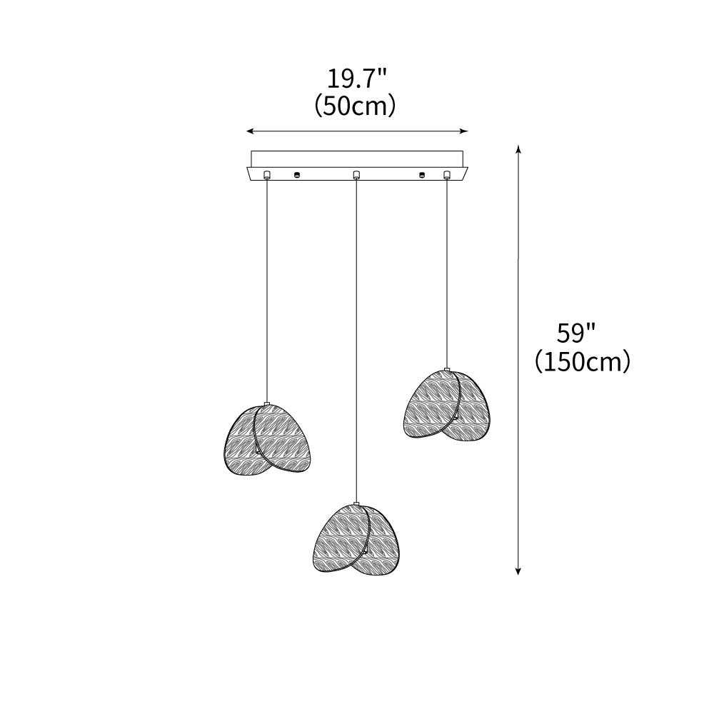 Leaf Drop Chandelier