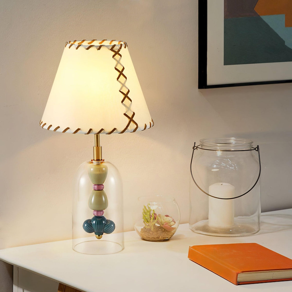 Lenny Bedside Table Lamp 9.8"