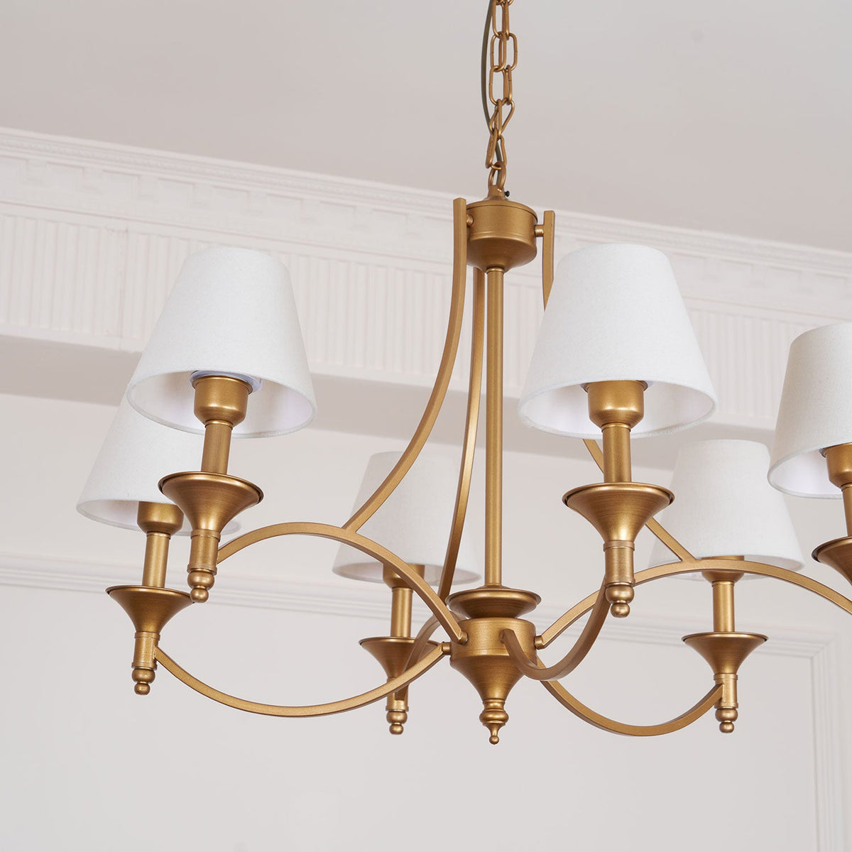 Lenore Aged Gold Chandelier