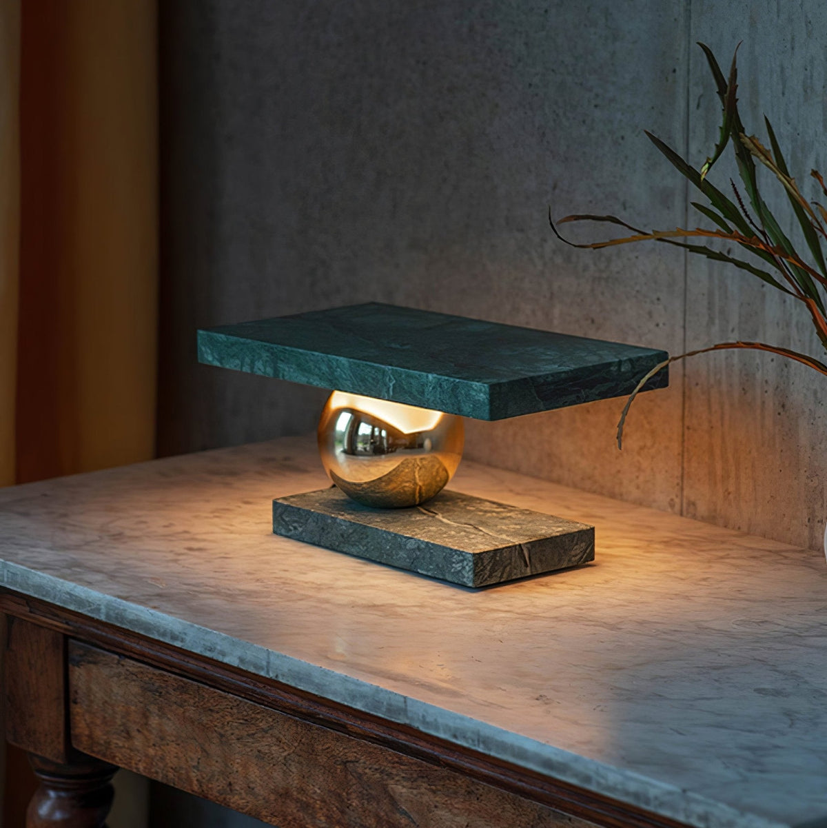 Levoro Stone Table Lamp