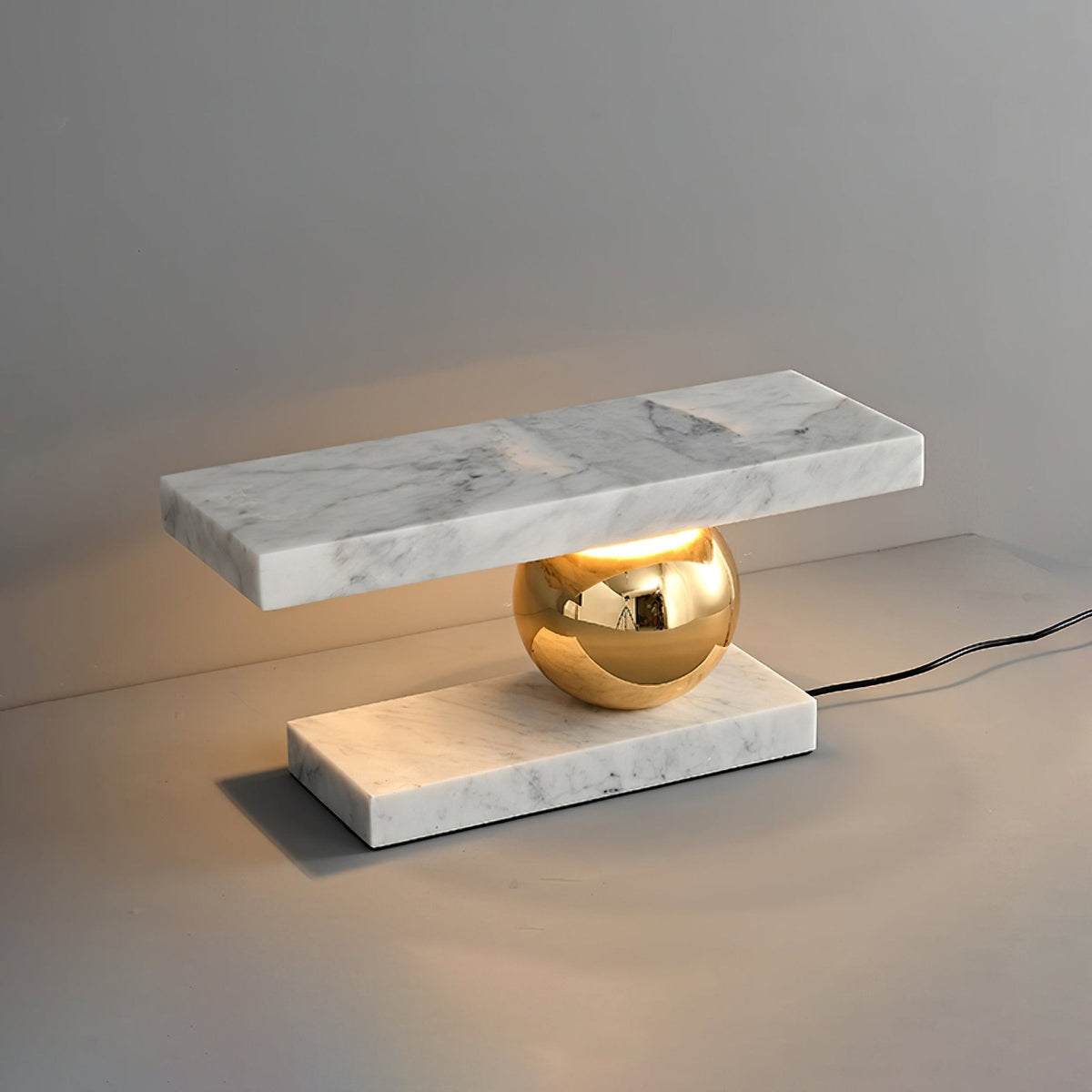 Levoro Stone Table Lamp