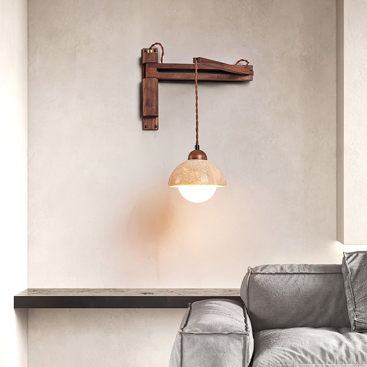 Ligno Arc Wall Lamp