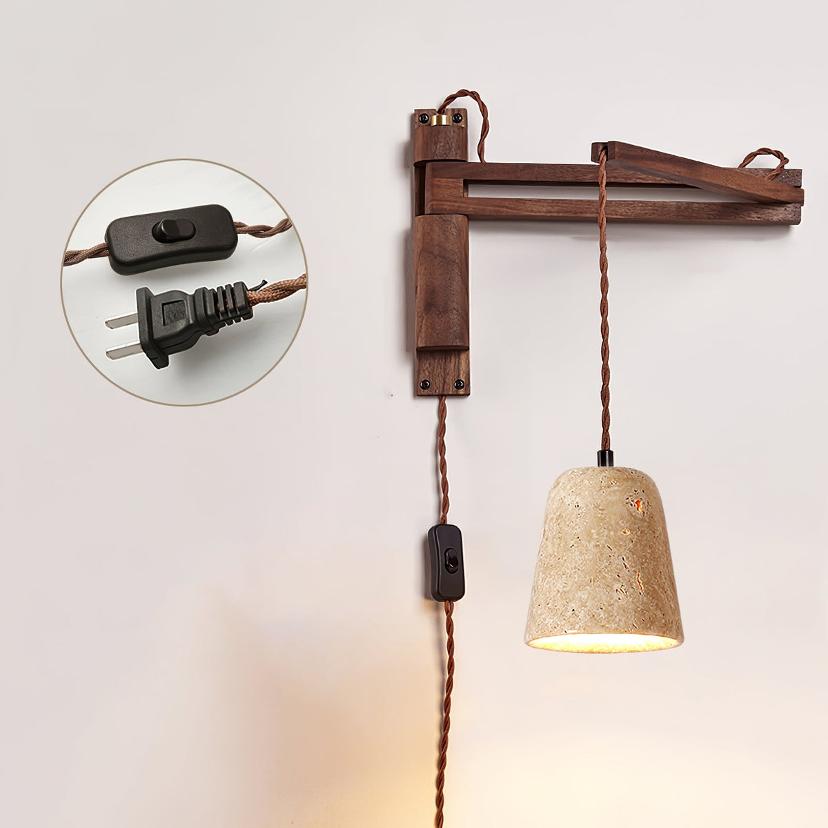 Ligno Arc Wall Lamp