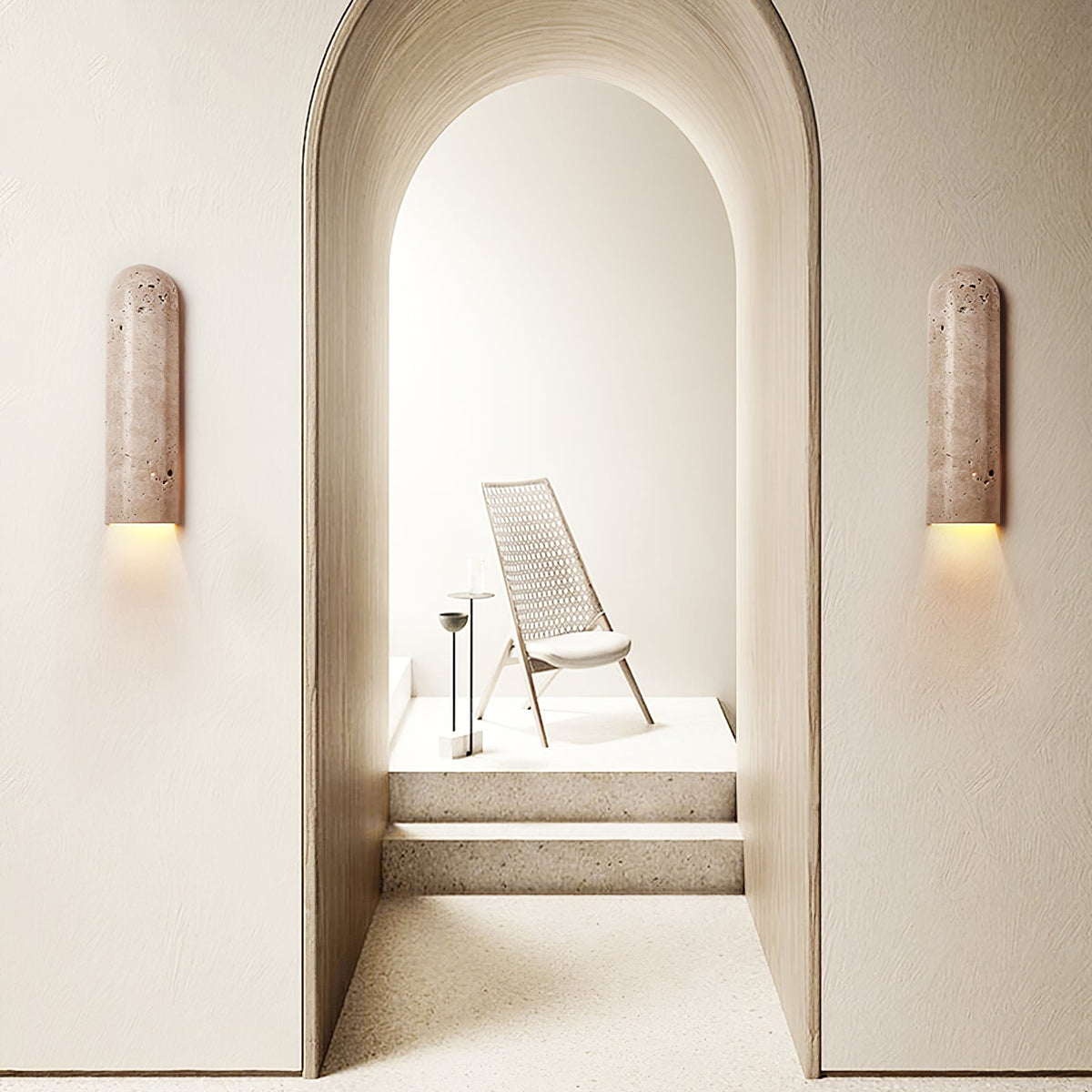 Lina Travertine Wall Light