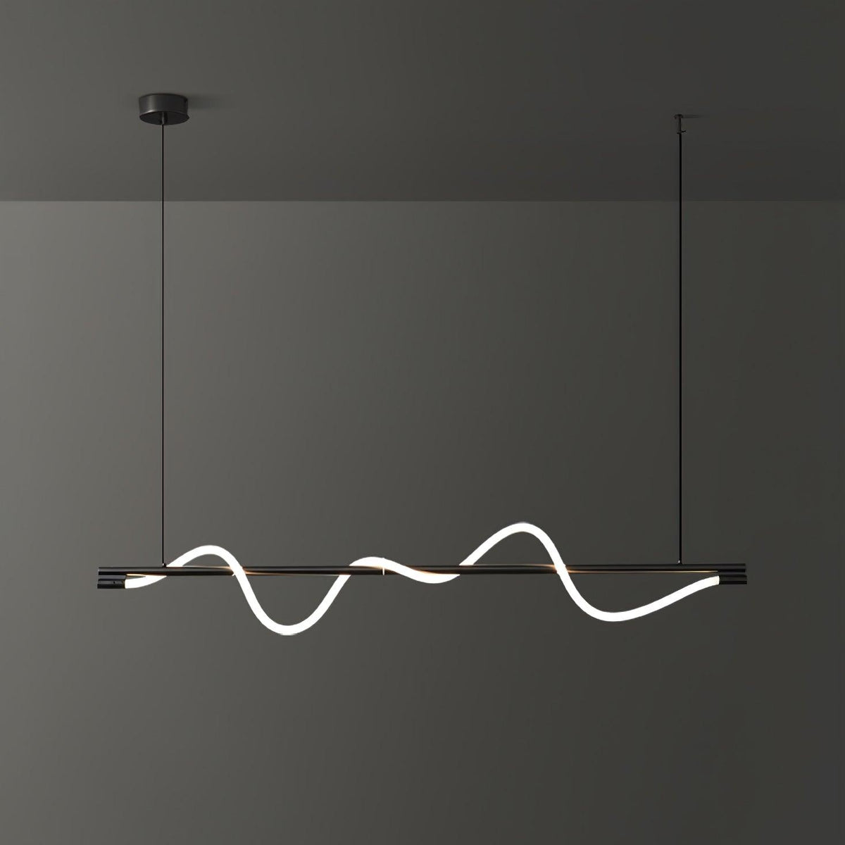 Linear Curve Island Pendant Lamp
