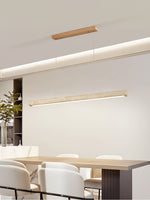 Linear Travertine Pendant Lamp