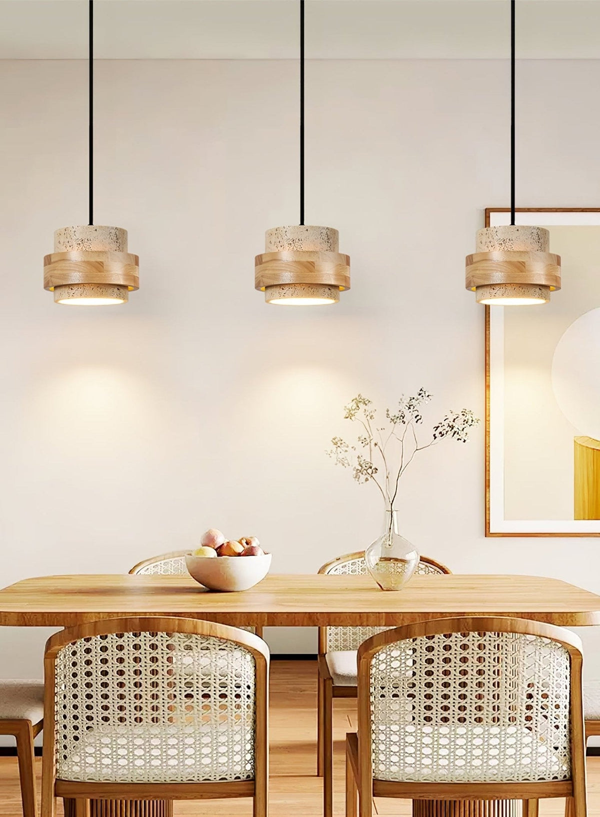Liora Travertine Pendant Light