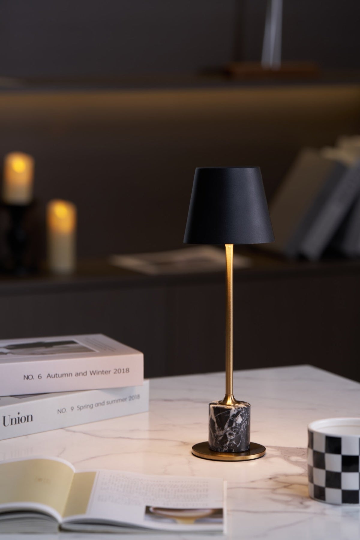 Lirio Mini Marble Table Lamp