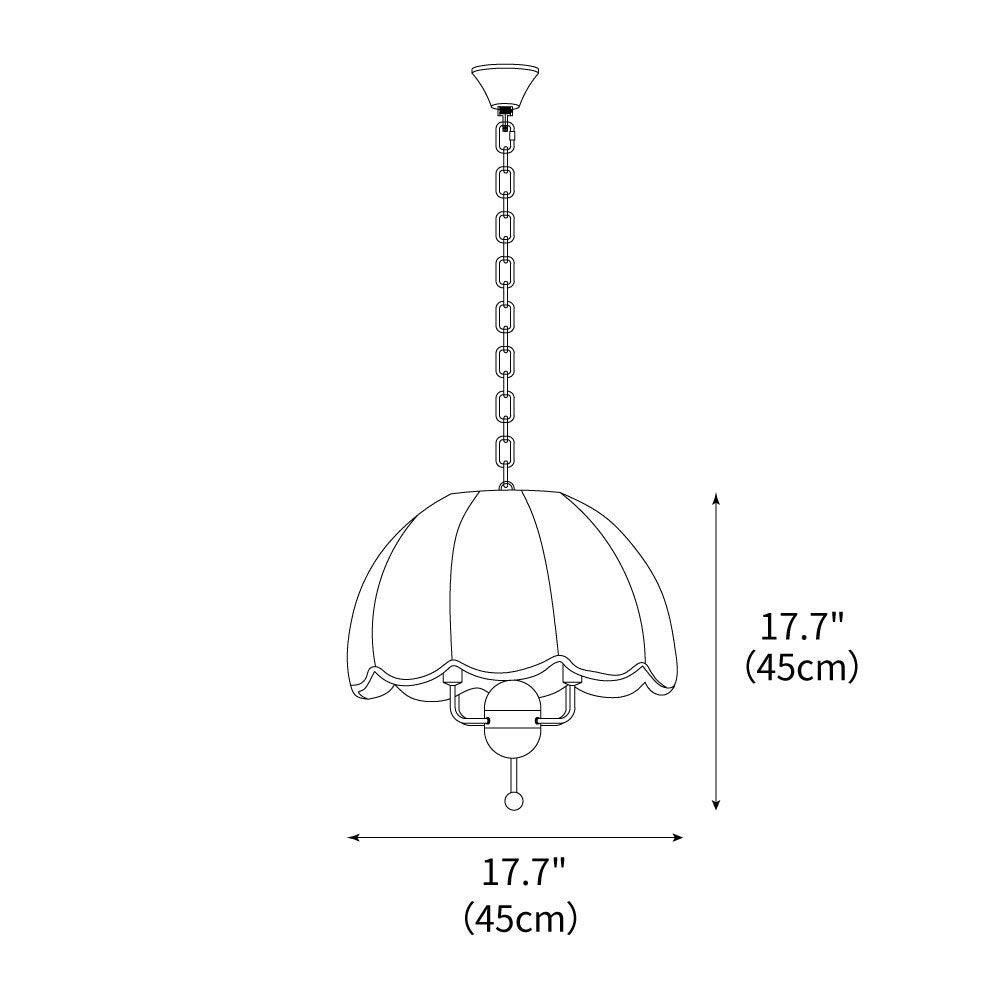 Little Ghost Head Pendant Light 17.7"