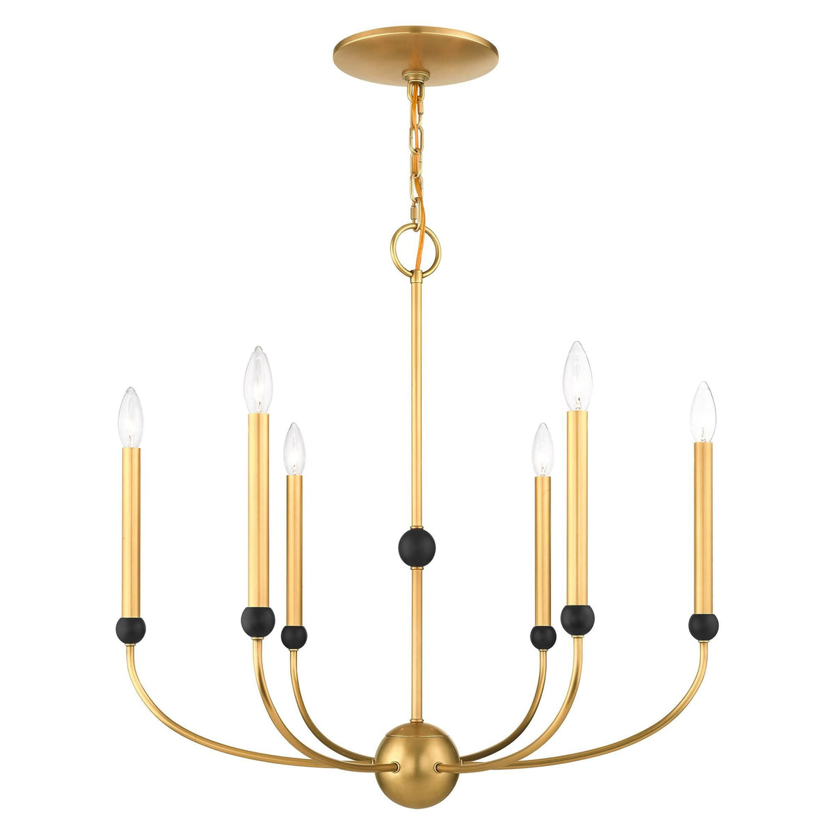 Livex Lighting Cortlandt 6 Light Chandelier Cp413041