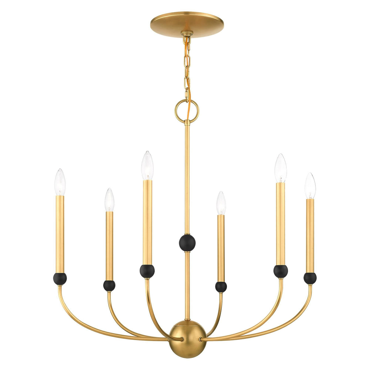 Livex Lighting Cortlandt 6 Light Chandelier Cp413041