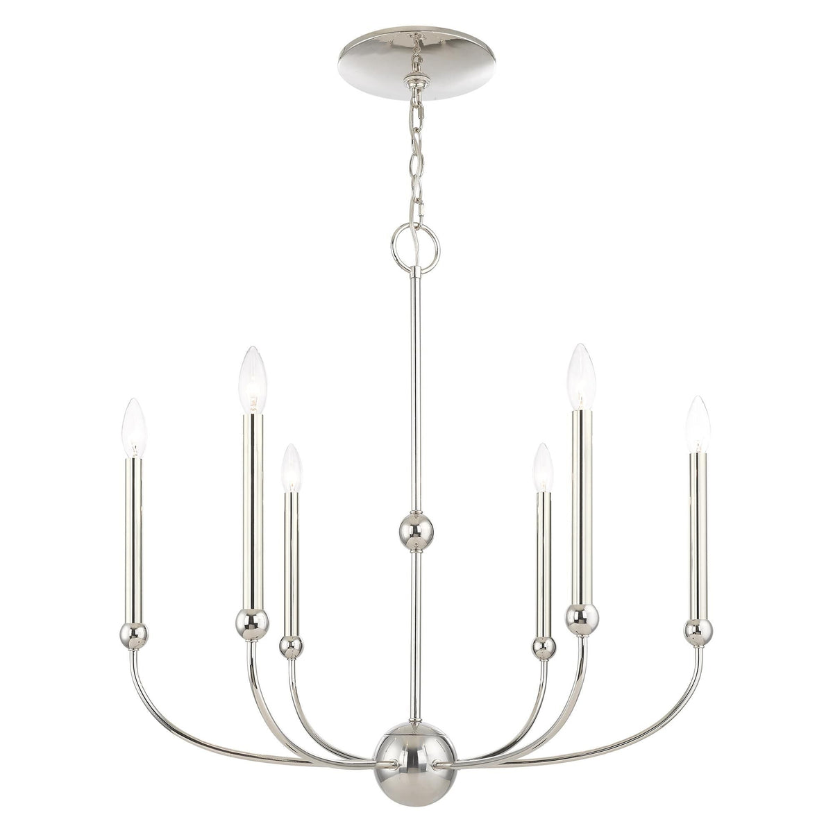 Livex Lighting Cortlandt 6 Light Chandelier Cp413041