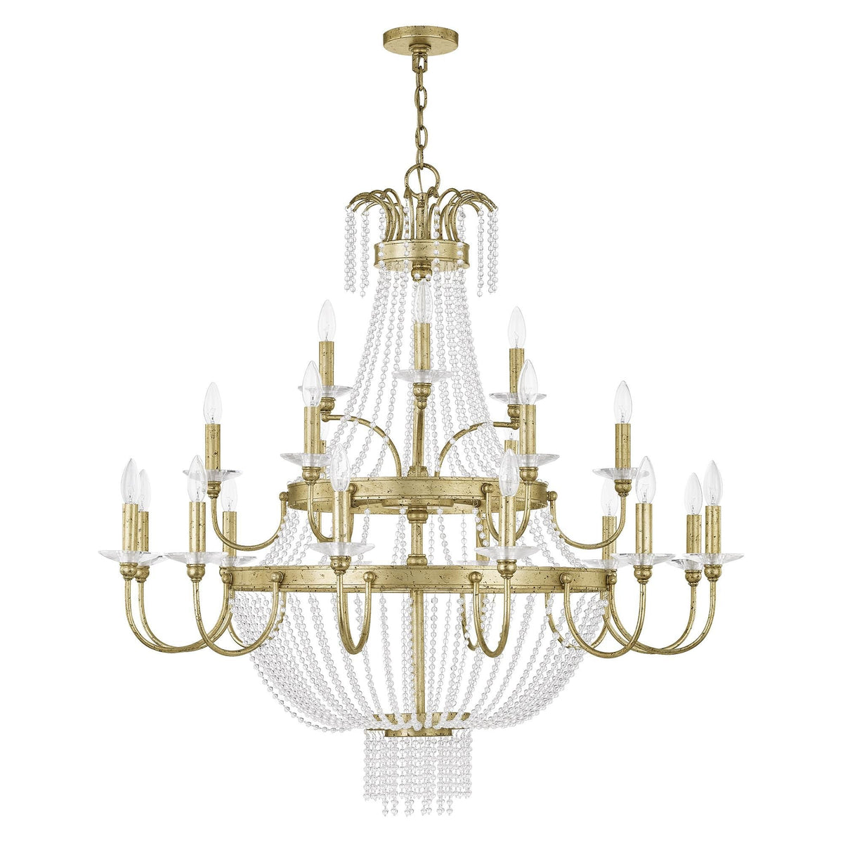 Livex Lighting Valentina 42 Inch 21 Light Chandelier Cp77841