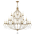 Livex Lighting Chesterfield 46 Inch 30 Light Chandelier Cp90304
