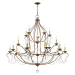 Livex Lighting Chesterfield 46 Inch 30 Light Chandelier Cp90304
