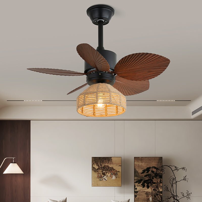 Loft Blade Cage Ceiling Fan Light