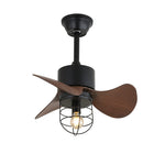 Loft Blade Cage Ceiling Fan Light