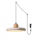 Lola Travertine Swag Pendant Light