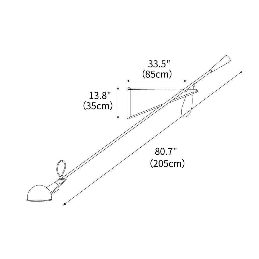 Long Arm Living Room Art Wall Lamp