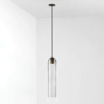 Long Tube Glass Pendant Light