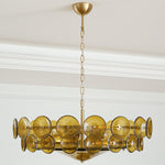 Solaris Disc Murano Chandelier