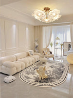 Lotus Leaf Glass Ceiling Lamp