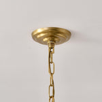 Lotus Leaf Glass Chandelier