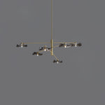 Lotus Leaves Glass Chandelier