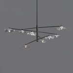 Lotus Leaves Glass Chandelier