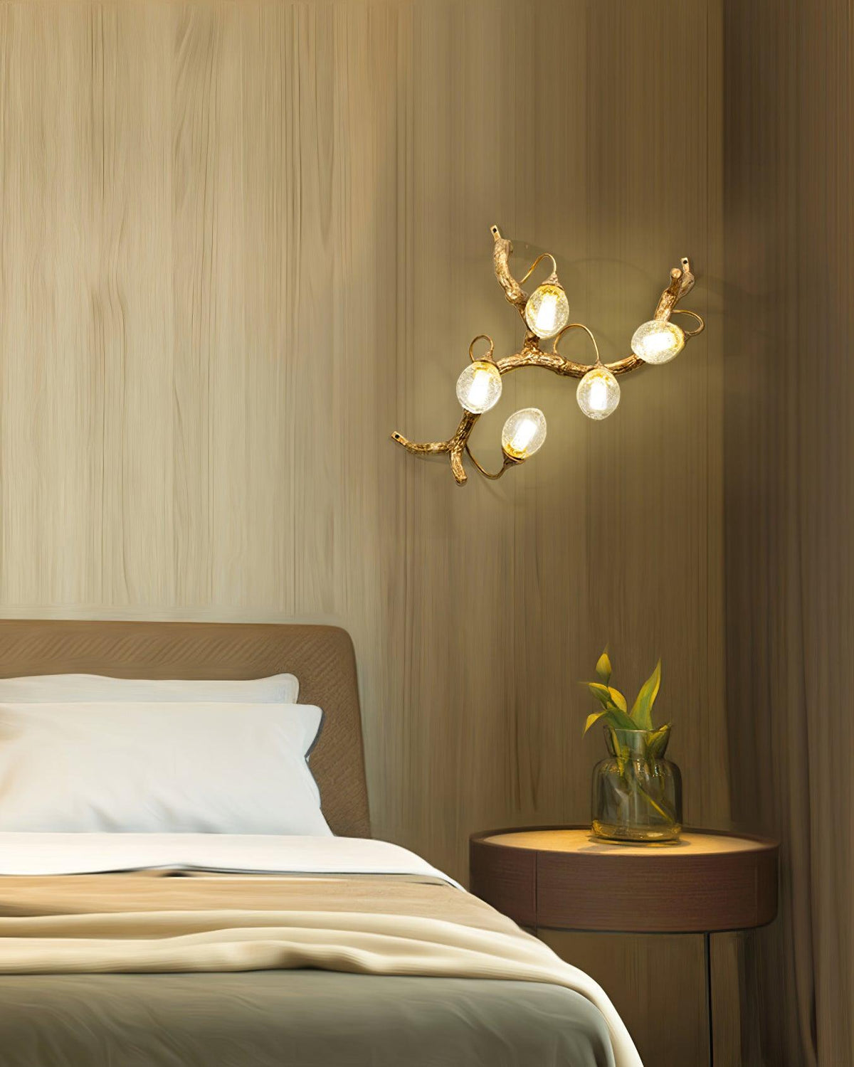 Lotus Seed Right Wall Lamp 15.7"