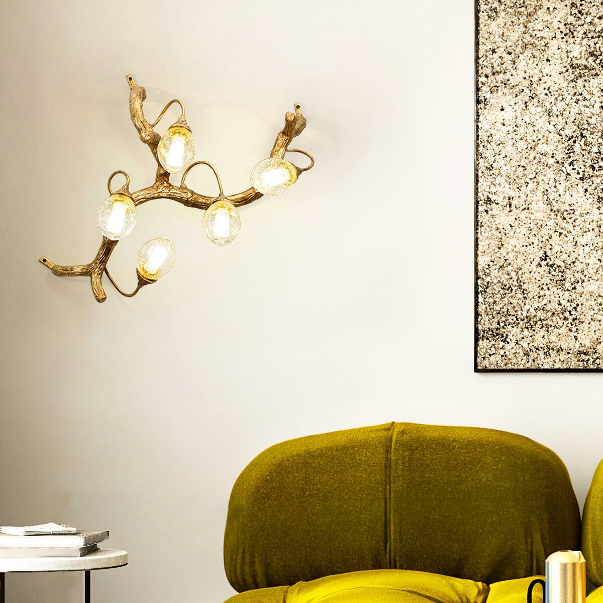 Lotus Seed Right Wall Lamp 15.7"