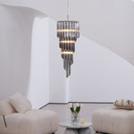 Lucente Noir Spiral Chandelier