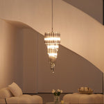 Lucente Noir Spiral Chandelier