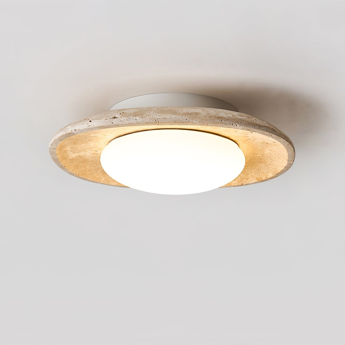 Luma Travertine Ceiling Light