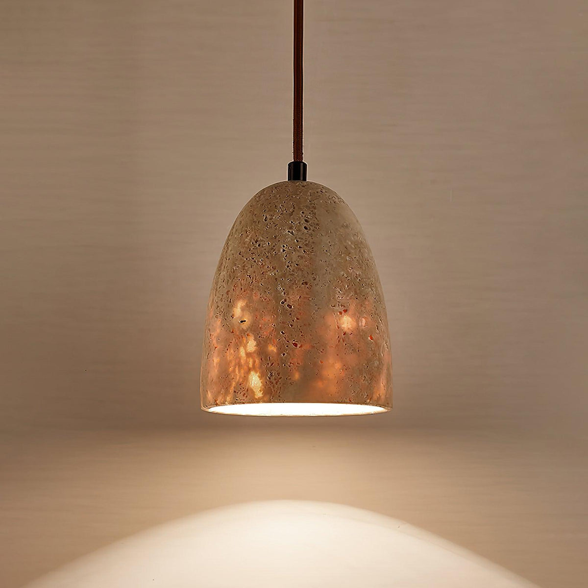 Luminary Stone Pendant Lamp 4.7"
