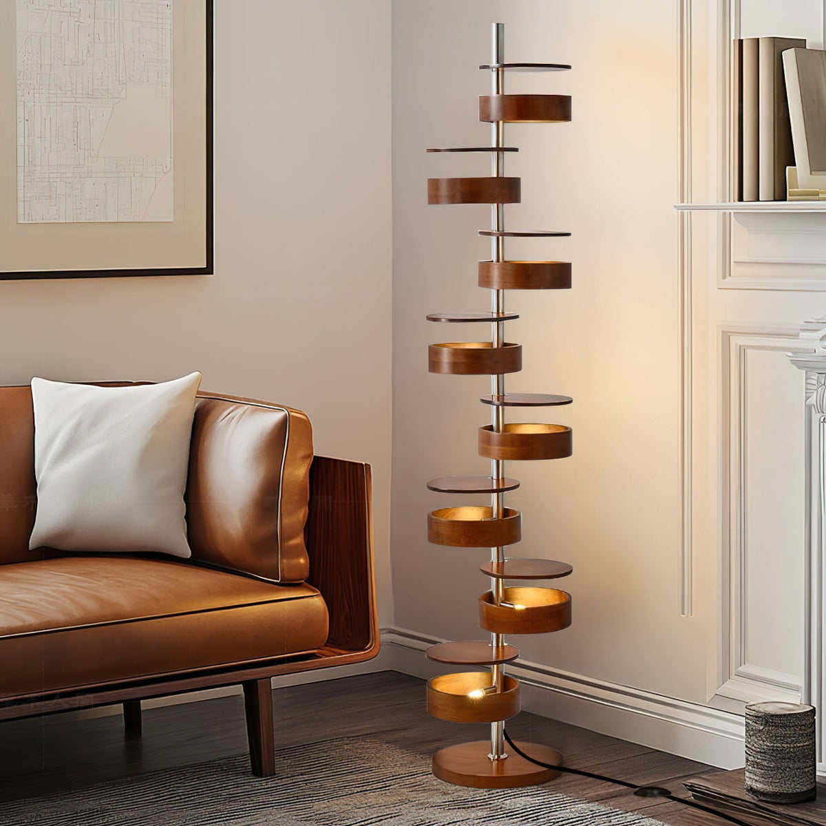 Luminis Wooden Floor Lamp