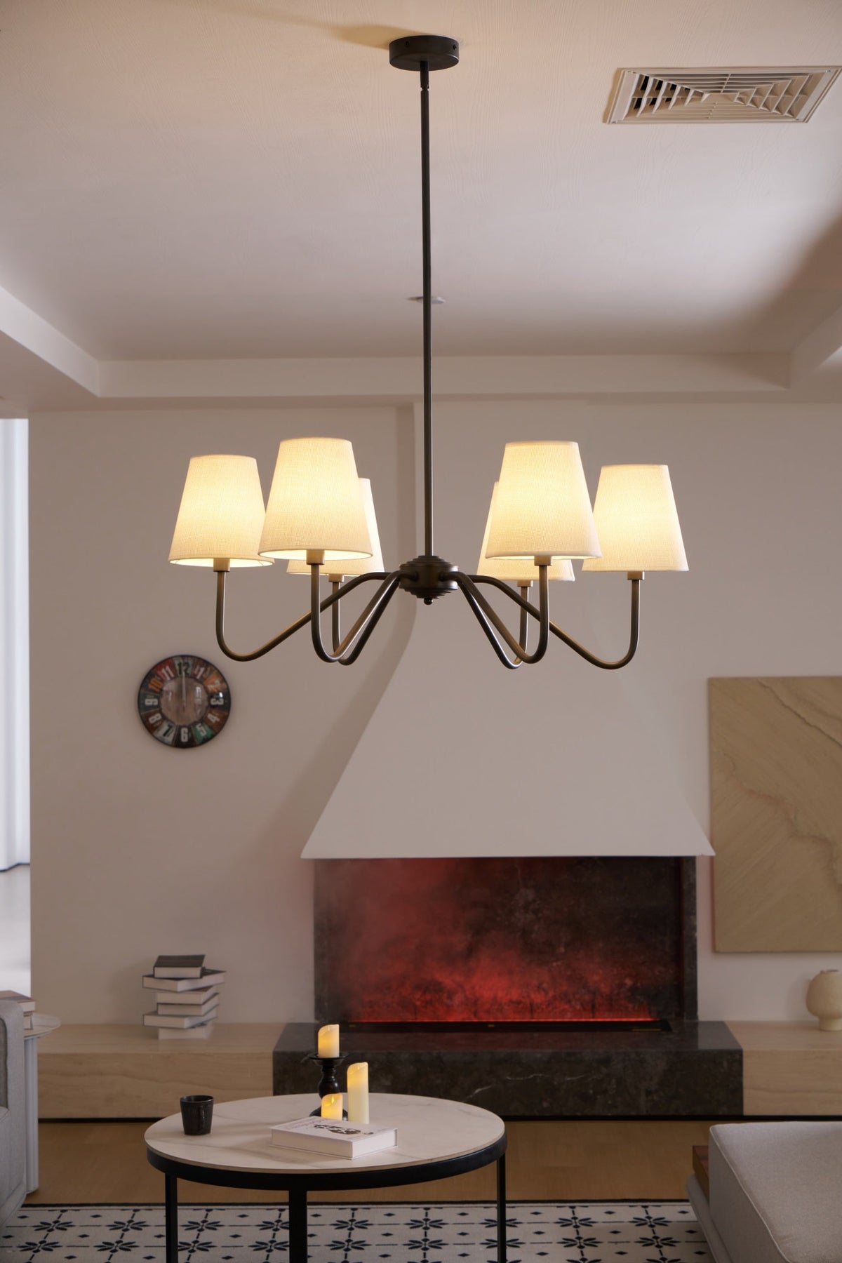 Lumos Black Chandelier