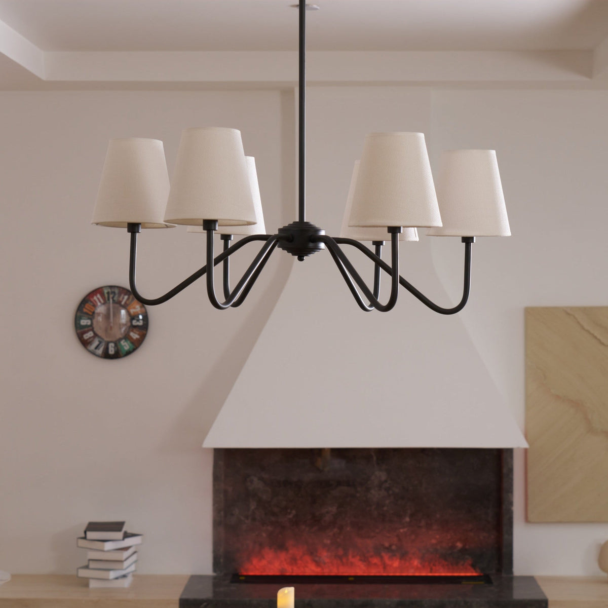Lumos Black Chandelier